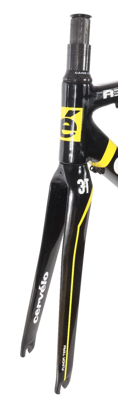 Cervelo R3 SL Carbon Road Bike Frameset 51cm Ltd Edit TdF BLK/YELLOW Rim QR 2009