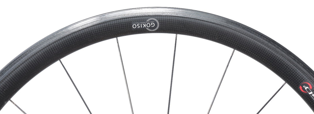 Gokiso GD2 Carbon Ti Super Climber Road Bike FRONT Wheel 700c Aero QR Rim Brake
