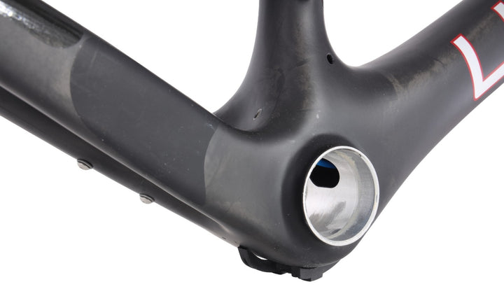 Litespeed L1 Carbon Road Bike Frameset LARGE Matte Nude/Red 700c QR Rim 30T 2016