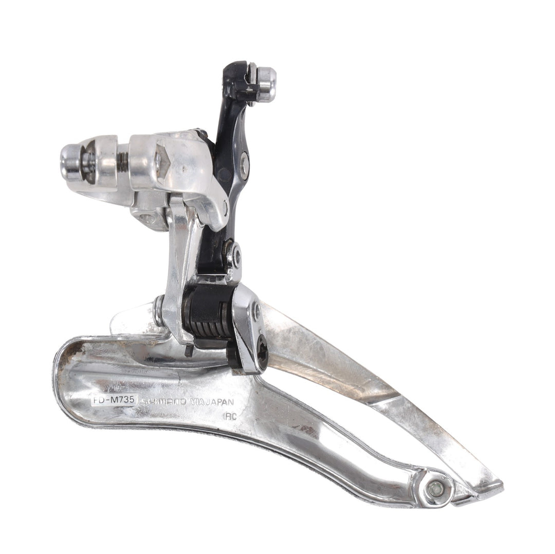 Shimano Deore XT FD-M735 3 x 7s MTB Front Derailleur Clamp-On 28.6mm Bottom Pull