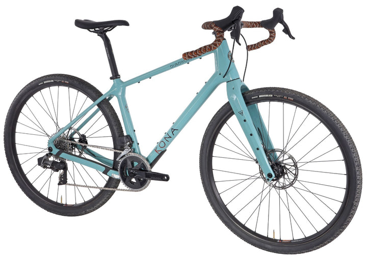 Kona Ouroboros CR/DL Gravel Bike 2x 12s 54cm Gloss Harbor SRAM AXS Rival 2025