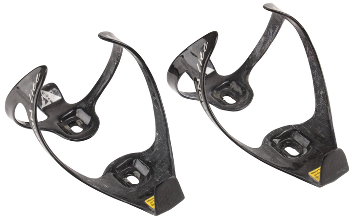 Profile Design Karbon Lite Carbon 3K Weave Bottle Cage PAIR Glossy Black 22 Gram