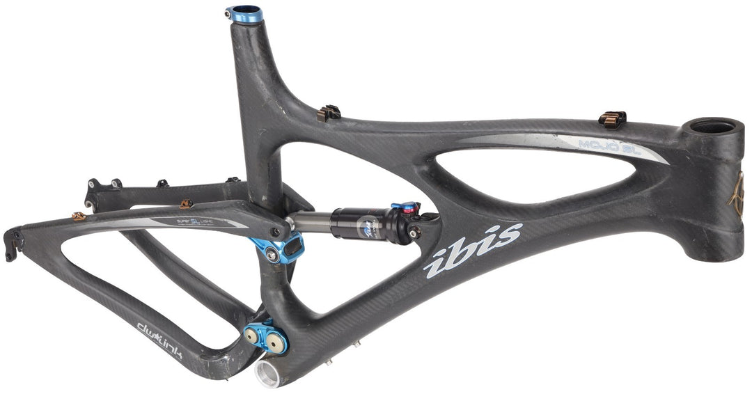 Ibis Mojo SL 26" Carbon QR Disc Mountain Bike Frame LG CLEAR Fox Float RPL 2009