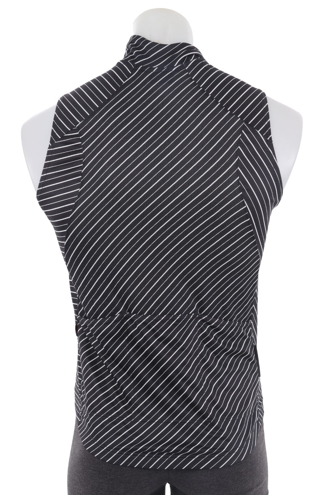 Velocio Wind Vest Men MEDIUM Black White Cycling Road Bike Gravel Race Mountain