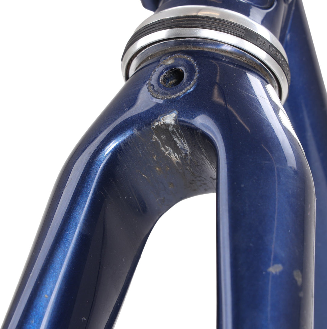 Serotta CSI Steel Road Bike Frameset 60cm Carbon Fork BLUE 700c Record USA Made