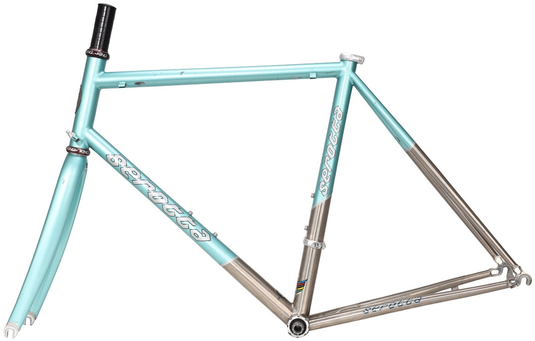Serotta Colorado Ti CTi Road Bike Frameset XS 50cm 650c TEAL Rim QR USA Made