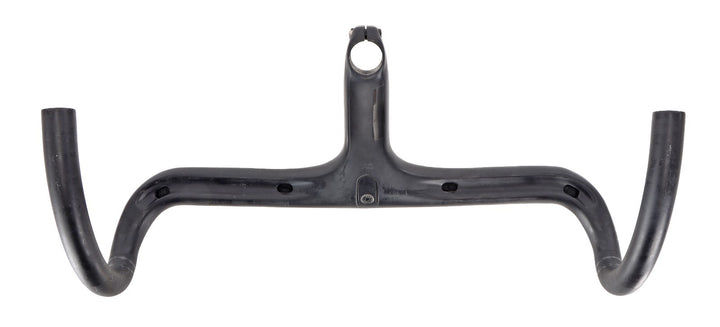 Black Inc Integrated Barstem Carbon Cockpit 44cm 120mm -6º Handlebar Stem Road