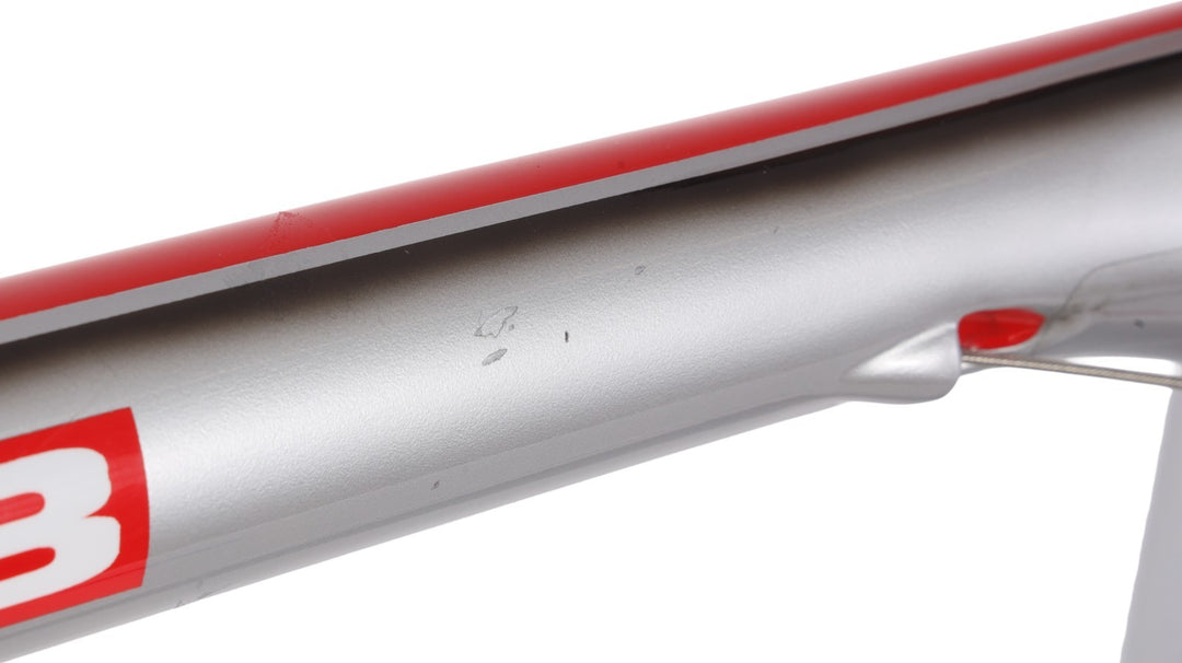 De Rosa King 3 Carbon Road Bike Frameset XXL 73cm Silver Rim Brake QR K1HM 2010