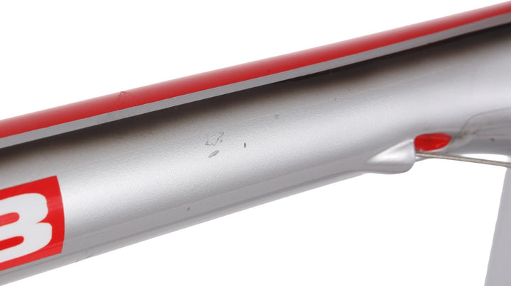 De Rosa King 3 Carbon Road Bike Frameset XXL 73cm Silver Rim Brake QR K1HM 2010