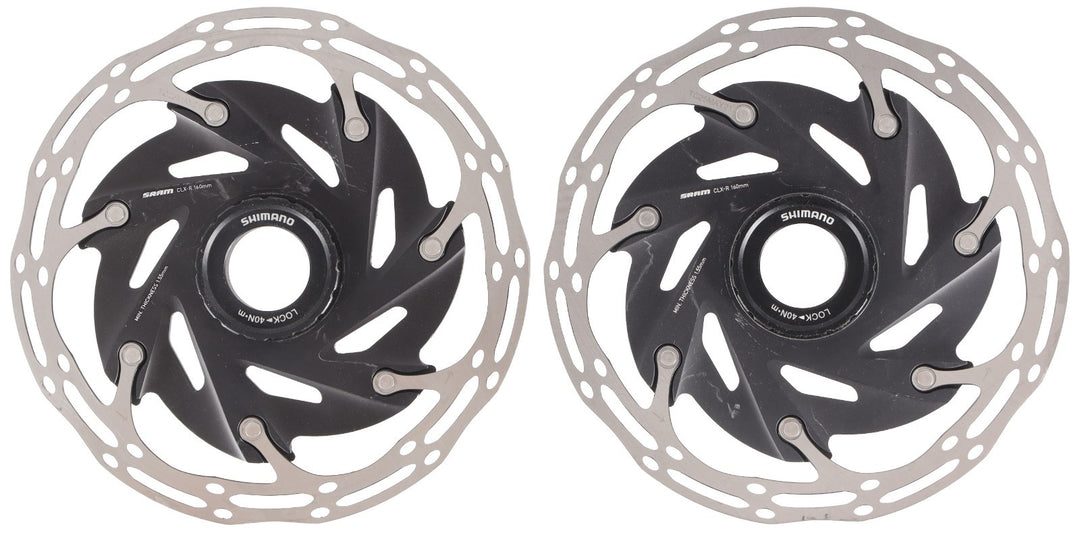 SRAM CenterLine XR Gravel Bike Disc Brake Rotors PAIR 160mm CL Road CLX-R Race