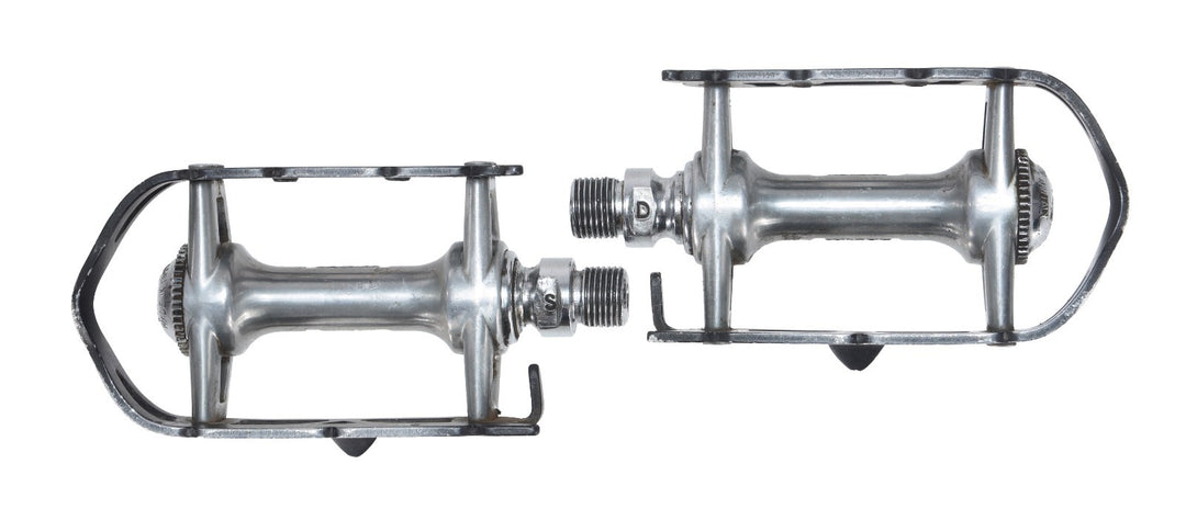 Miche Competition 1201 Quill Track Bike Pedals 9/16" BLACK Vintage Cycling Road