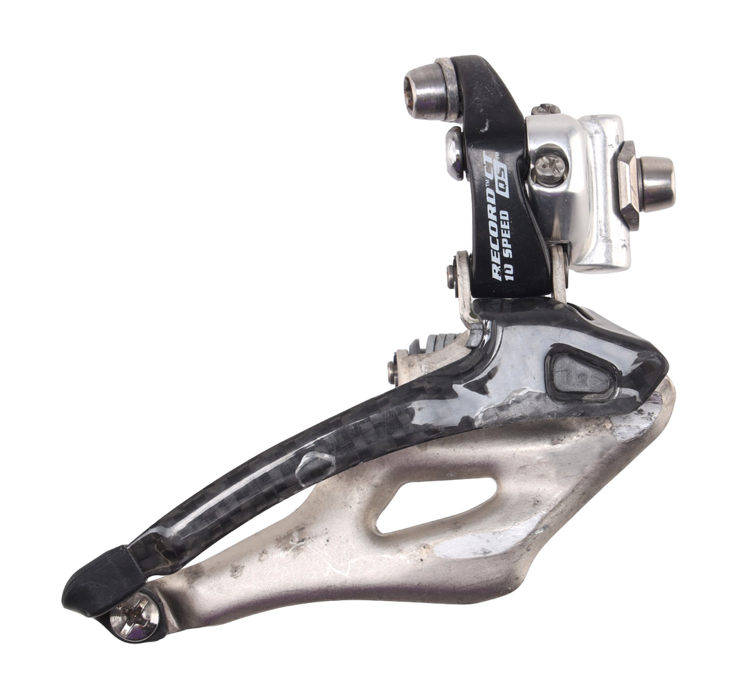 Campagnolo Record CT QS 2 x 10 Speed Road Bike Front Derailleur Braze-On Double