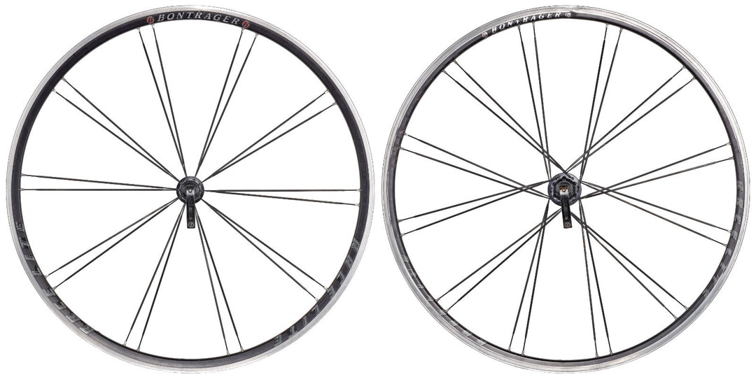 Bontrager Race Lite Alloy Clincher Road Bike Wheelset Shimano 10 Spd Rim QR 700c