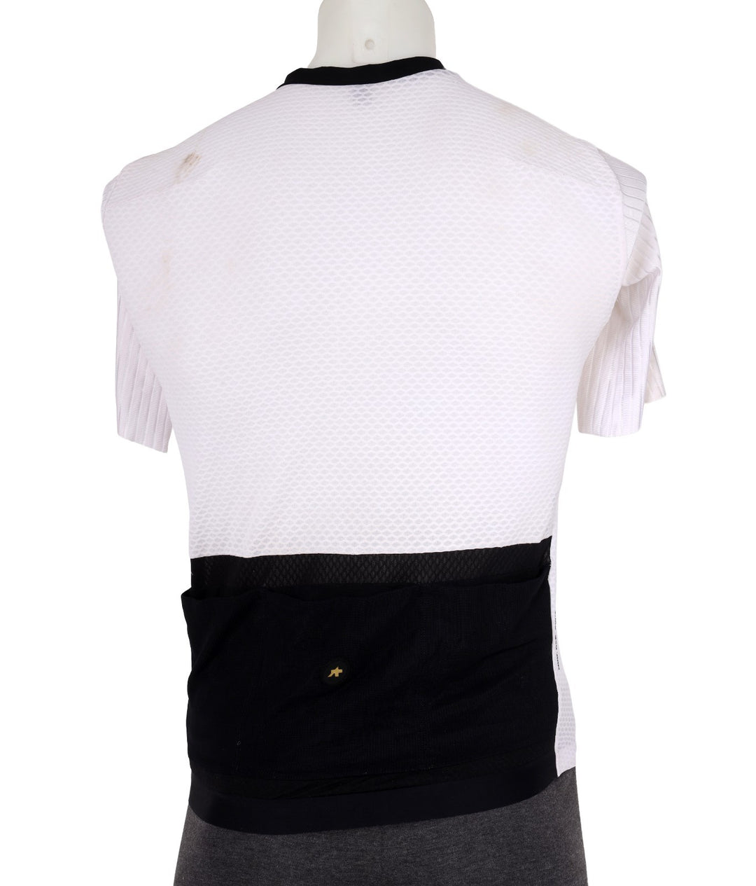 ASSOS Equipe RSR Short Sleeve Cycling Jersey Men LARGE White Road Bike Gravel