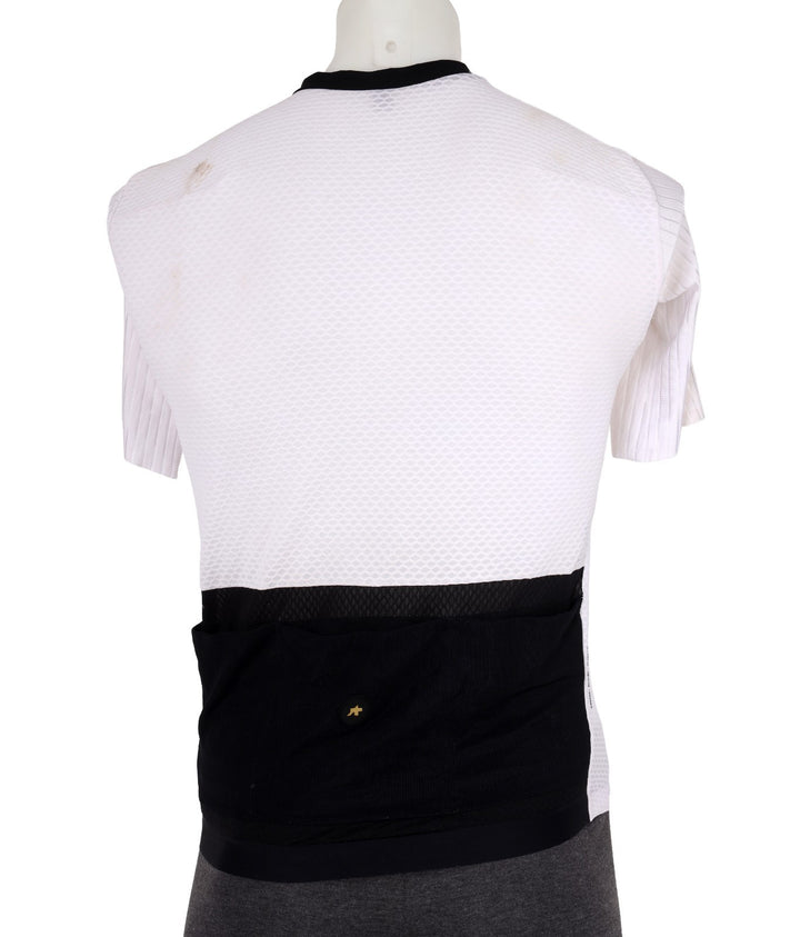 ASSOS Equipe RSR Short Sleeve Cycling Jersey Men LARGE White Road Bike Gravel