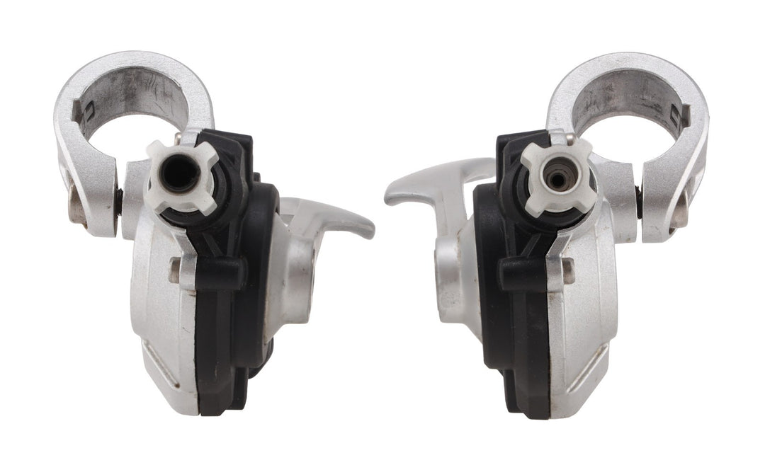 SRAM X-9 3 x 9 Spd Mountain Bike Trigger Shifter Set SILVER Vintage Impulse Tech