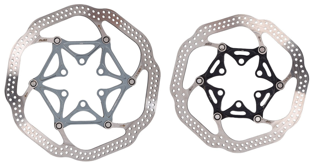 Avid HSX Road Gravel Bike Disc Brake Rotors 160/140mm 1 PAIR 6-Bolt 2 Piece SRAM