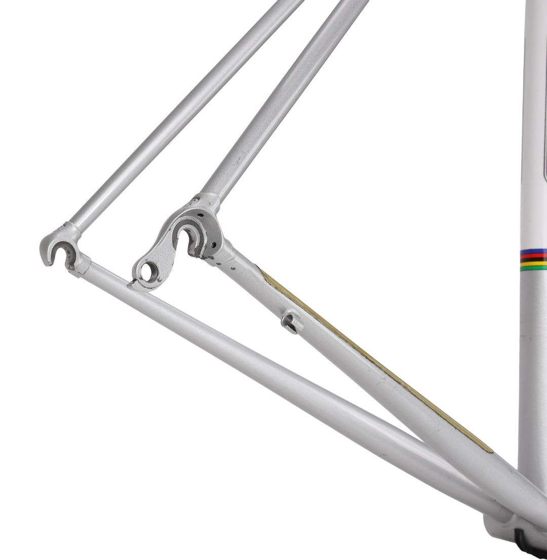 Ritchey Road Logic Steel Bike Frameset 59cm WCS Carbon SILVER 700c 1" Chris King
