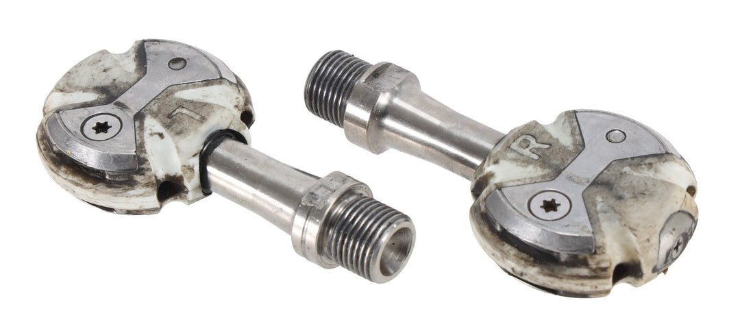 Speedplay Zero Clipless Road Bike Pedals Gray 50mm Titanium 4-Bolt