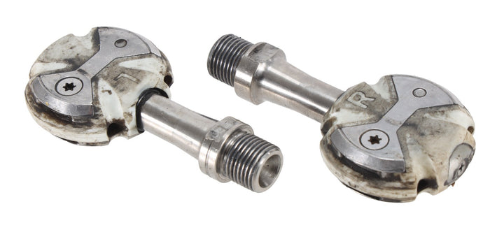 Speedplay Zero Clipless Road Bike Pedals Gray 50mm Titanium 4-Bolt