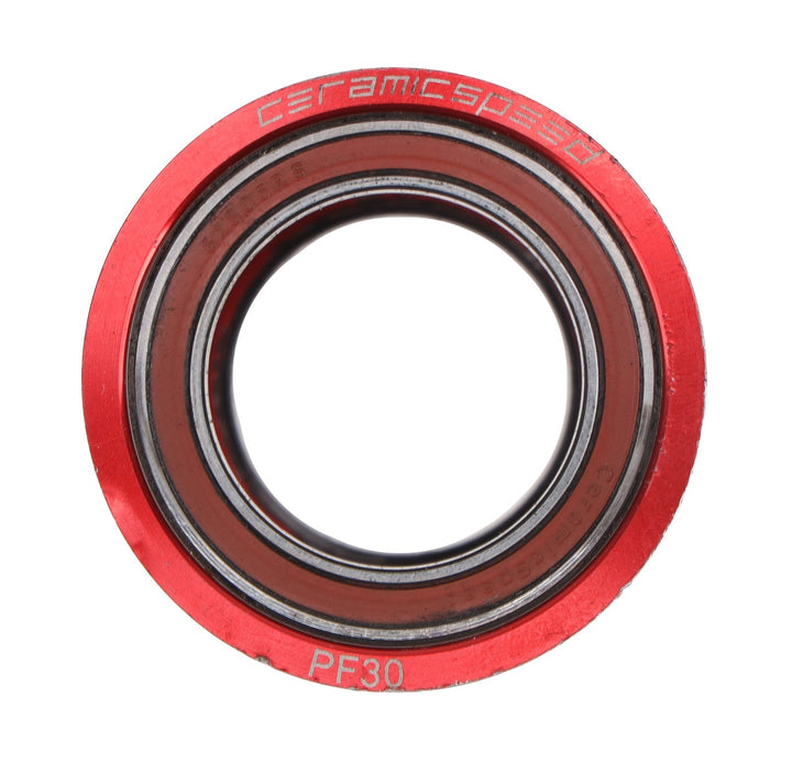 CeramicSpeed PF30 Press Fit Road Bike Bottom Bracket w/Nitride Bearings 30mm RED