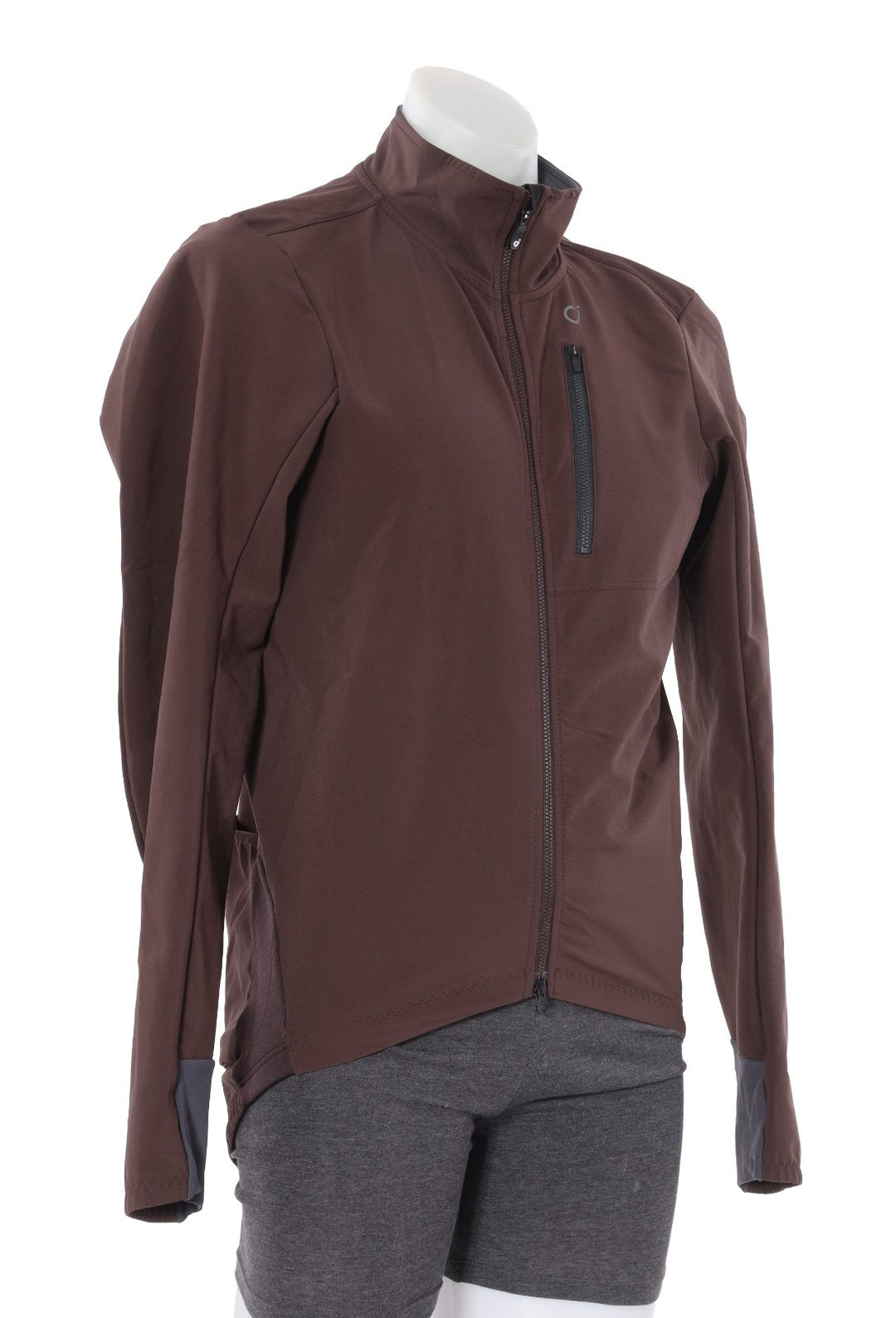 Velocio Signature Softshell Cycling Jacket Men LARGE Brown Road Bike Gravel MTB