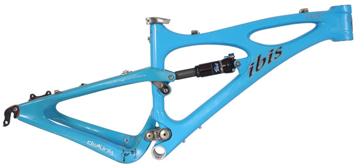 Ibis Mojo V1 Carbon Mountain Bike Frame 26" SM Disc Brake QR BLUE Fox Float 2007