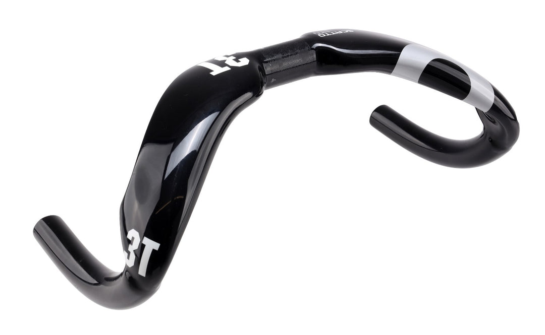 3T Scatto LTD Carbon Track Bike Drop Handlebar 31.8 x 35cm Black