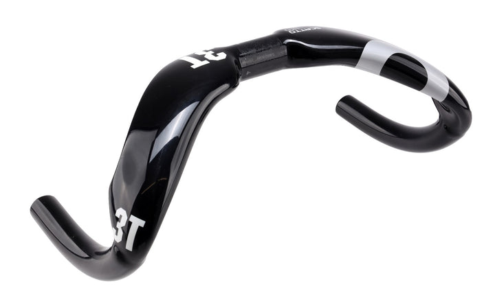 3T Scatto LTD Carbon Track Bike Drop Handlebar 31.8 x 35cm Black