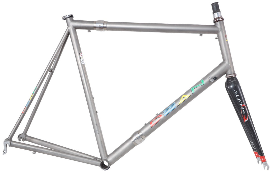 DEAN Bikes El Diente Travel Titanium Road Frameset XXL QR Rim SS Couplers USA