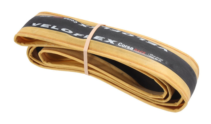 Veloflex Corsa Race Clincher Road Bike Tire 700 x 25c Tanwall 320 TPI Race TT