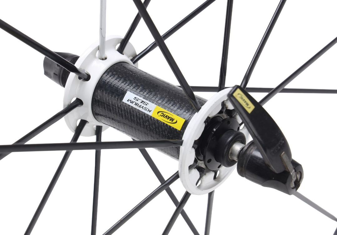 Mavic Ksyrium SLS 11s Alloy Clincher Road Wheelset 700c Shimano QR ***FOR PARTS