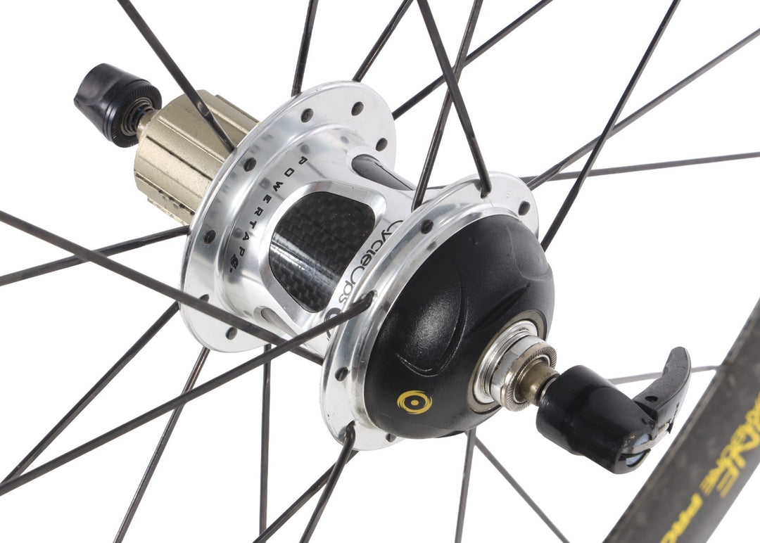 Mavic Cosmic Carbone Pro SSC Tubular Road Wheelset 10 Sp PowerTap SL 700c Rim QR