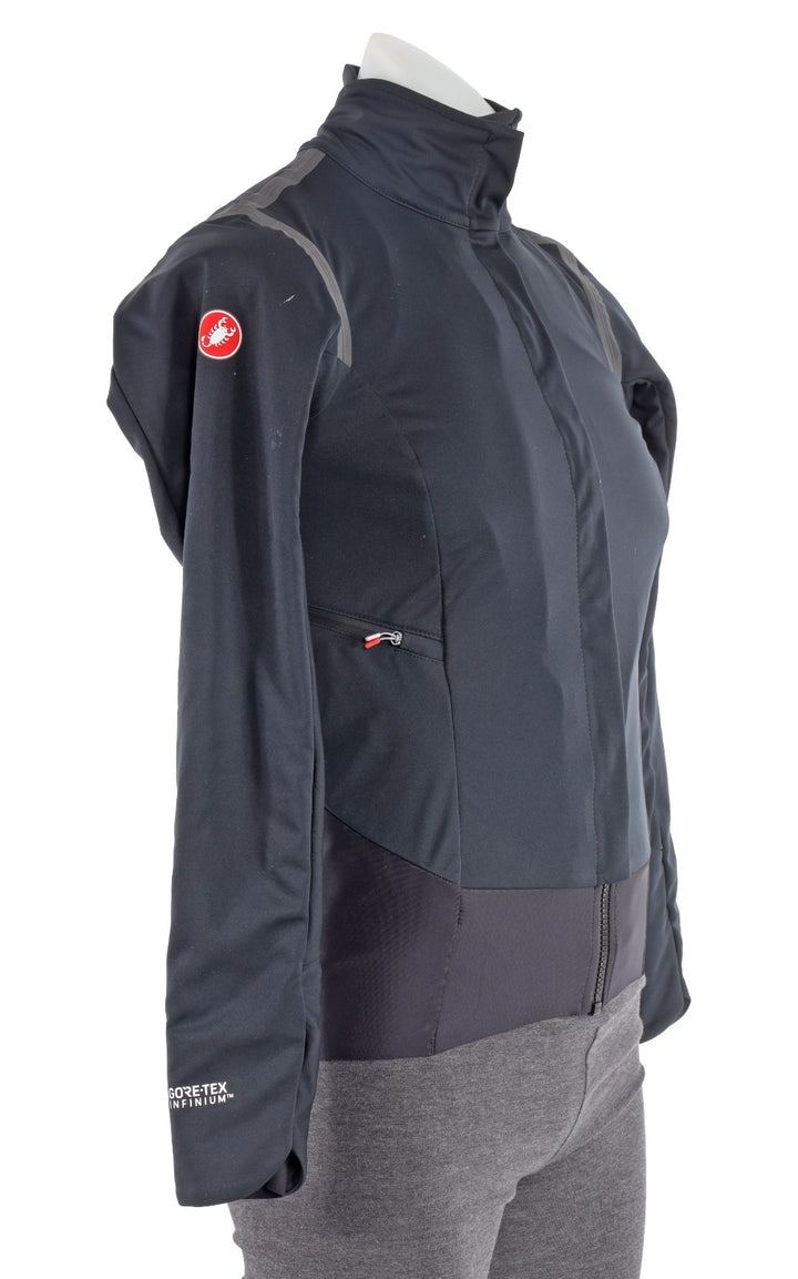 Castelli Alpha RoS 2 Women Thermal Cycling Jacket SMALL Black Road Bike Gore-Tex