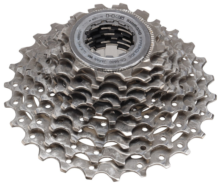 Shimano 105 CS-5600 10 Speed Road Bike Cassette 12-27T Hyperglide Steel Cogs