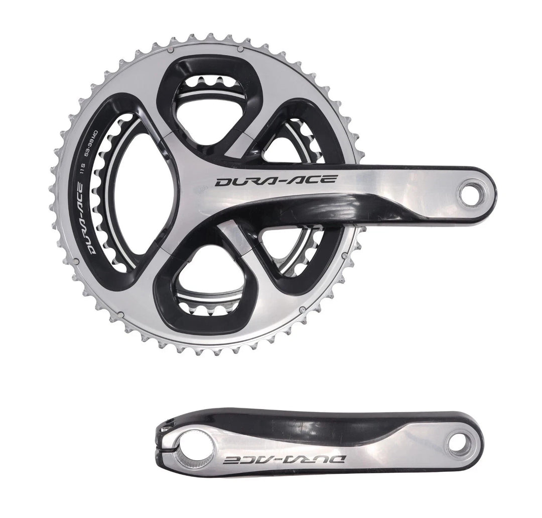 Shimano Dura Ace Road Bike Crankset 2x 11 Speed 172.5mm 53/39T 110 BCD Triathlon
