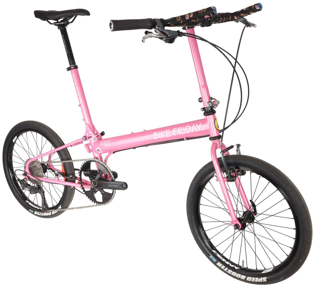 Bike Friday New World Tourist Travel Bike 1 x 11 Spd PINK w/ Case 20" V-Brake QR