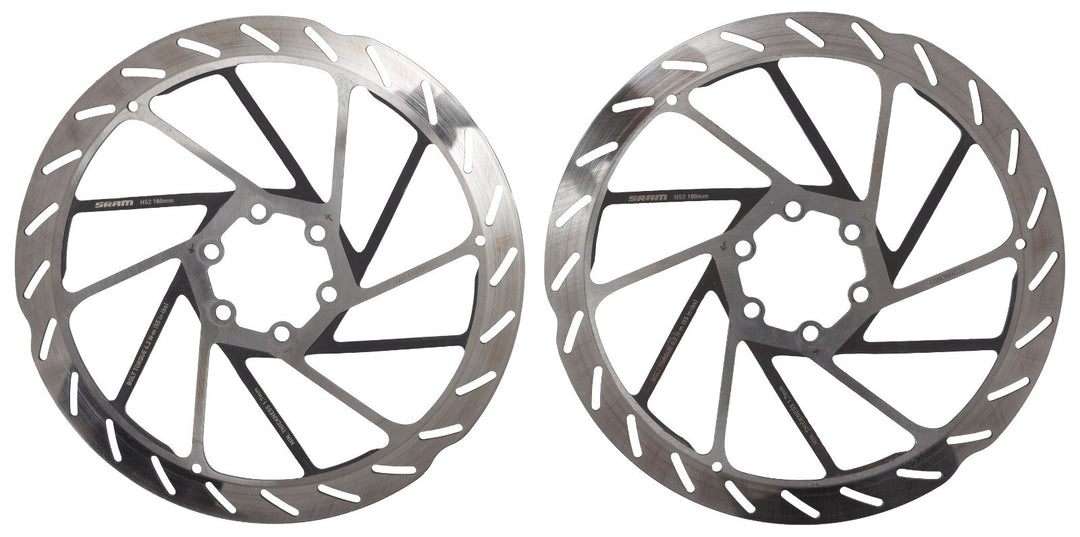 SRAM HS2 Mountain Bike Disc Brake Rotor 6 Bolt 180mm PAIR
