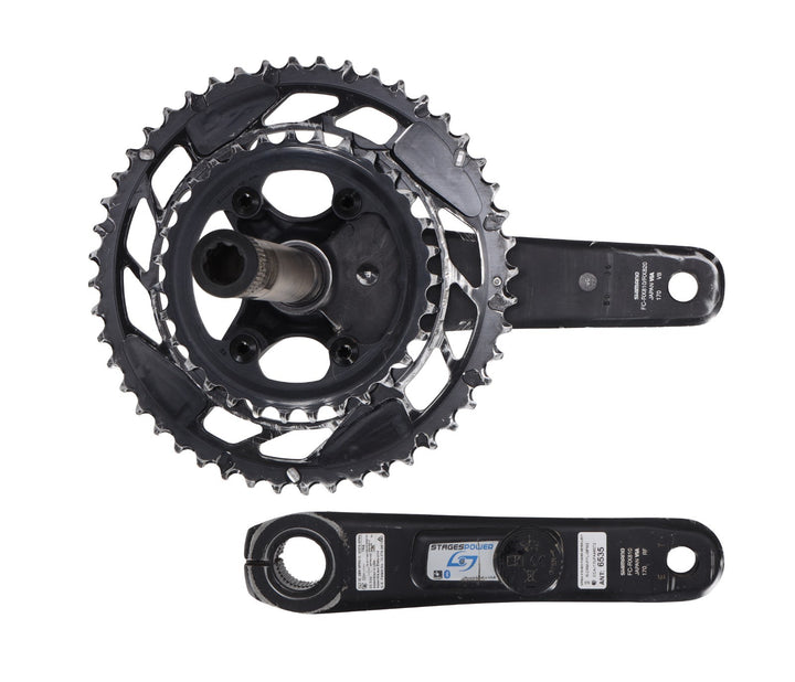 Shimano Stages GRX FC-RX810 2x 12s Gravel Power Meter Crankset 170mm 48/31T Gen3
