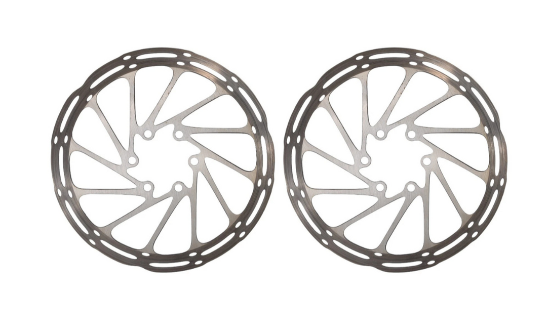 SRAM CenterLine Rounded Gravel Bike Disc Brake Rotors 160mm PAIR 6-Bolt Road
