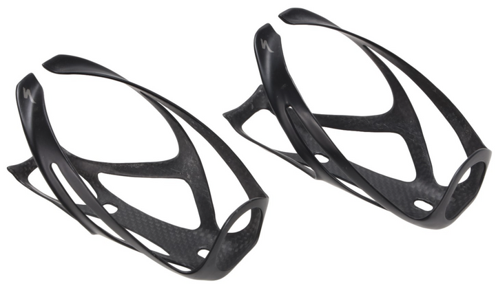 Specialized S-Works Carbon Rib Cage III Bottle Cage 1 PAIR Matte Black 22g Each