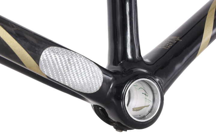 Specialized Tarmac Pro Carbon Road Bike Frameset 52cm Raw Gold 700c QR Rim 2008