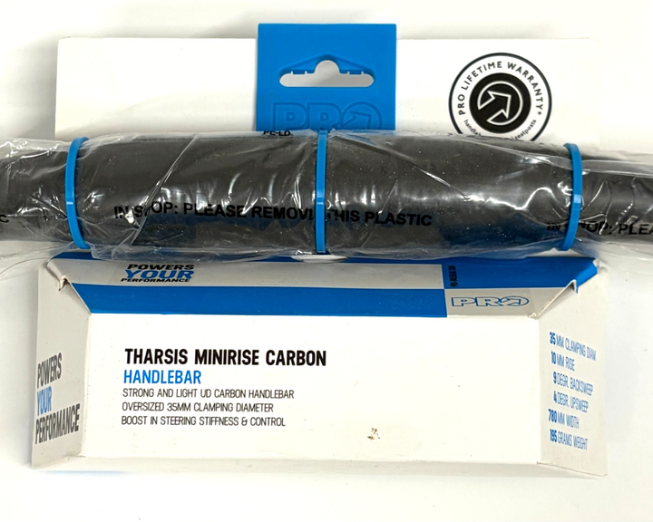 PRO Tharsis Minirise UD Carbon Mountain Bike Handlebars 35 x 780mm 10mm Rise