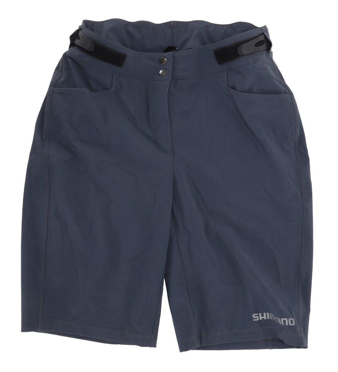 Shimano Evolve TERRA Cargo Shorts w/ Liner + Chamois Women MD/SM Grey MTB Bike