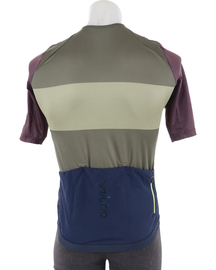 Velocio Concept SE Short Sleeve Jersey Men MEDIUM Green Road Gravel Bike MTB