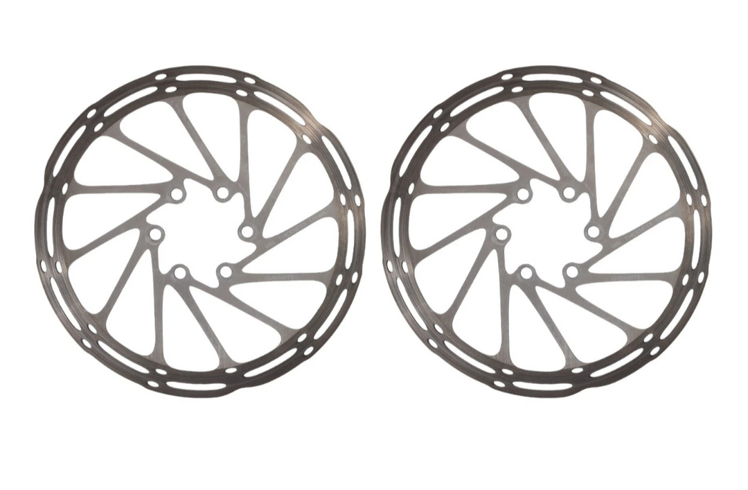 SRAM CenterLine Rounded Gravel Bike Disc Brake Rotors 160mm PAIR 6-Bolt Road