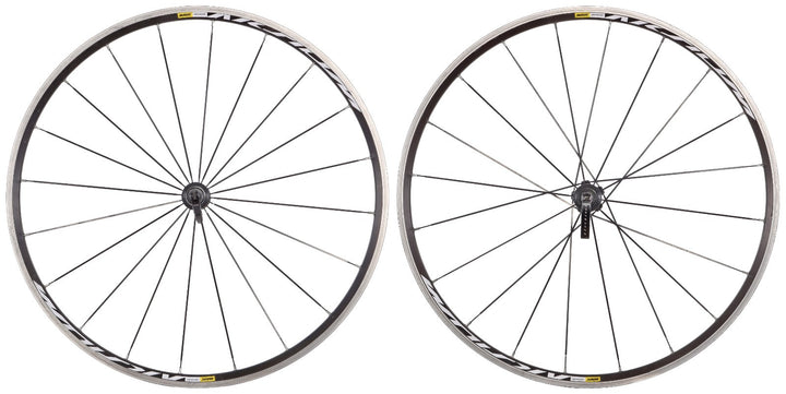 Mavic Aksium Alloy Clincher Road Bike Wheelset 700c Shimano 11 Spd Rim QR Gravel