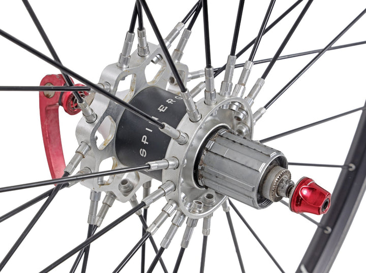 Spinergy Spox 26" Alloy 9/10s Carbon Spoke Mtn Bike Wheelset Shimano QR Vintage
