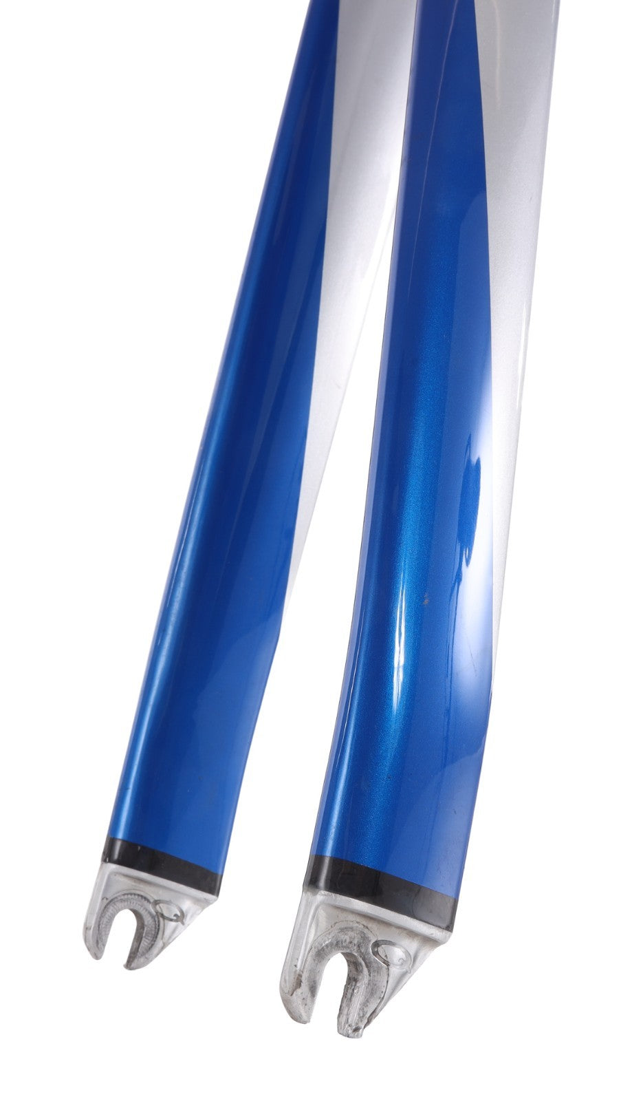 Guru Crono Carbon Triathlon TT Bike Frameset QR Rim Brake 54cm Silver/Blue 700c