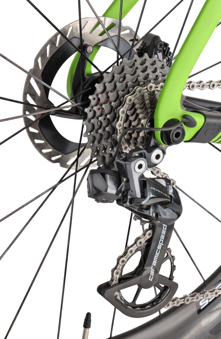 Cervelo P5 Disc Carbon Triathlon Bike 51cm BLCK/GRN 2x 11 Spd Dura-Ace Di2 2020